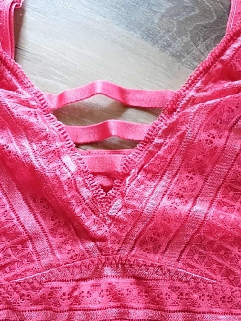 torrid Coral Lace Bralette with Strappy Front And Back - Picture 2 of 5